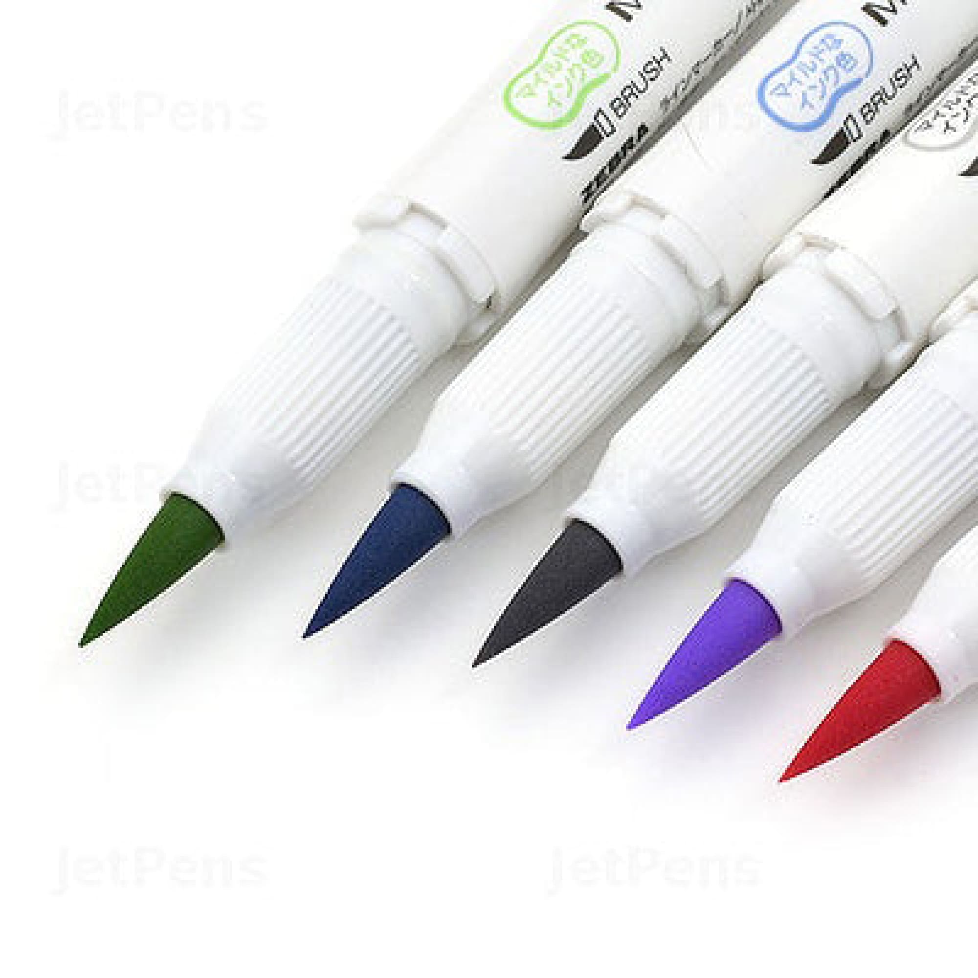 Zebra Mildliner™ Brush Pen & Marker Set, Fluorescent